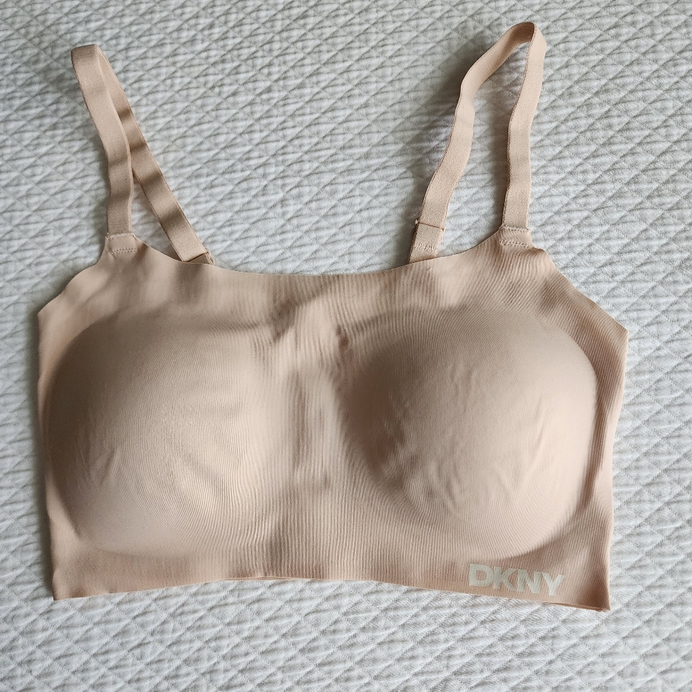 New DKNY Women's Seamless Tan Bralette - Picture 6 of 7